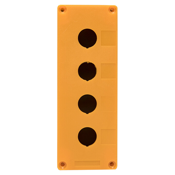 Корпус КП104 пластиковый 4 кнопки желтый EKF PROxima