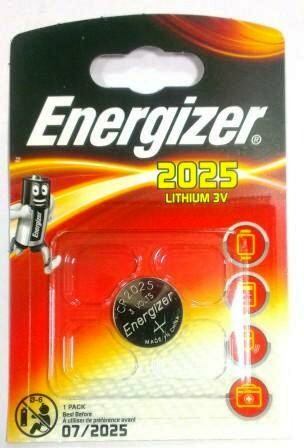 Эл-т питания диск. литий CR2025 3В Energizer
