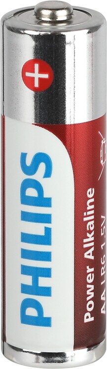 Эл-т питания щелочной LR6 (АА, 316) 1,5В (уп.=4 шт.) Power Philips