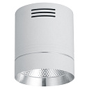 Светильник FERON BARELL (LED) 10W, 900Lm, 35град, белый с хром кольцом, AL521-