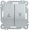 ВС10-1-5-Б Выключатель 2 клав. жалюзи BOLERO серебр. IEK-Управление рольставнями, жалюзи - купить по низкой цене в интернет-магазине, характеристики, отзывы | АВС-электро