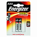 Эл-т питания щелочной LR03 (ААА, 286) 1,5В (уп.=2 шт.) MAX Energizer-Батарейки (незаряжаемые элементы питания) - купить по низкой цене в интернет-магазине, характеристики, отзывы | АВС-электро