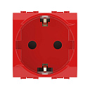 Розетка 2 модуля красная ДКС-Розетки штепсельные (силовые) - купить по низкой цене в интернет-магазине, характеристики, отзывы | АВС-электро