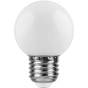 Лампа светодиод. (LED) для белт-лайт Шар Е27  1Вт 230В матов. Feron-Лампы светодиодные - купить по низкой цене в интернет-магазине, характеристики, отзывы | АВС-электро