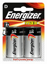 Эл-т питания щелочной LR20 (D, 373) 1,5В (уп.=2 шт.) MAX Energizer-
